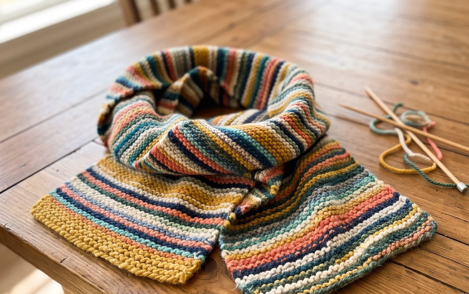Mini Stripes Scarf Crochet Pattern: Easy Step-by-Step