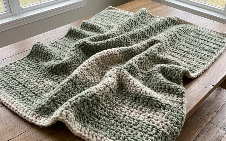Easy Bernat Blanket Extra Crochet Pattern: Free Tutorial