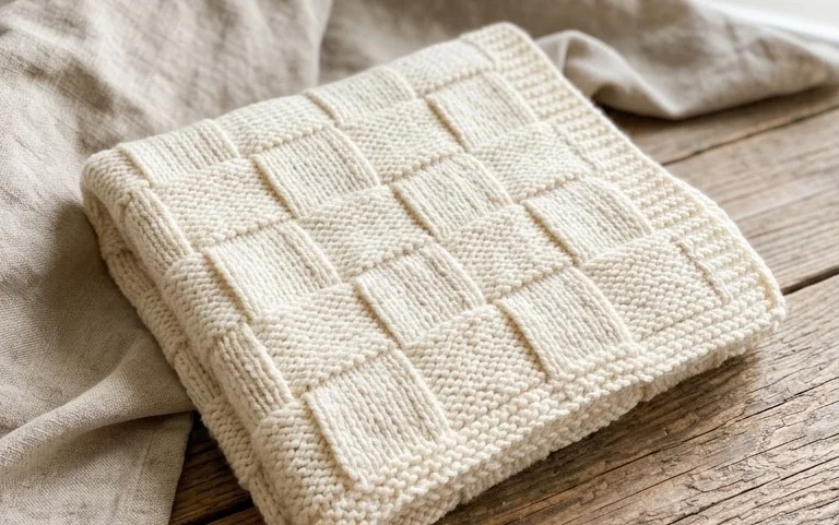 Easy Beginner Baby Blanket: Free Knitting Pattern