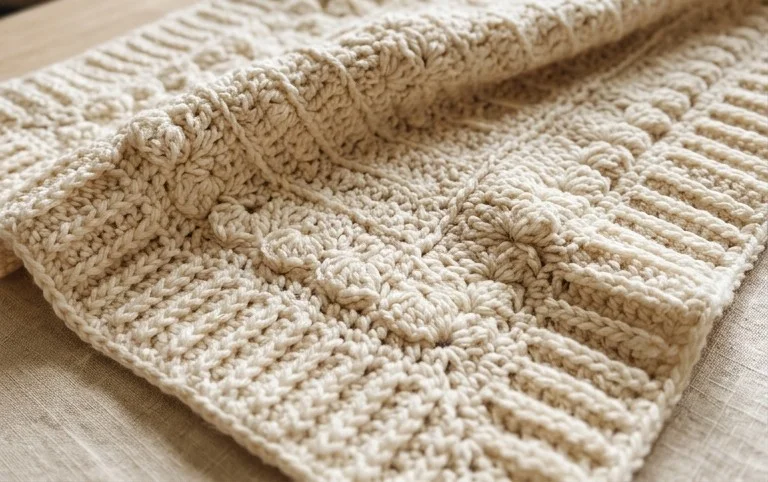Crochet Textured Blanket: A Beautiful Versatile Classic