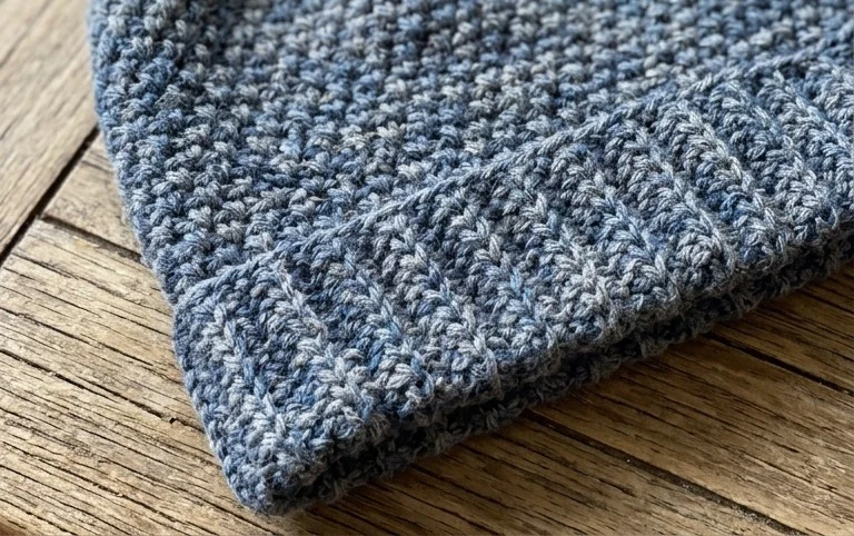 Easy Men's Winter Beanie Free Crochet Pattern