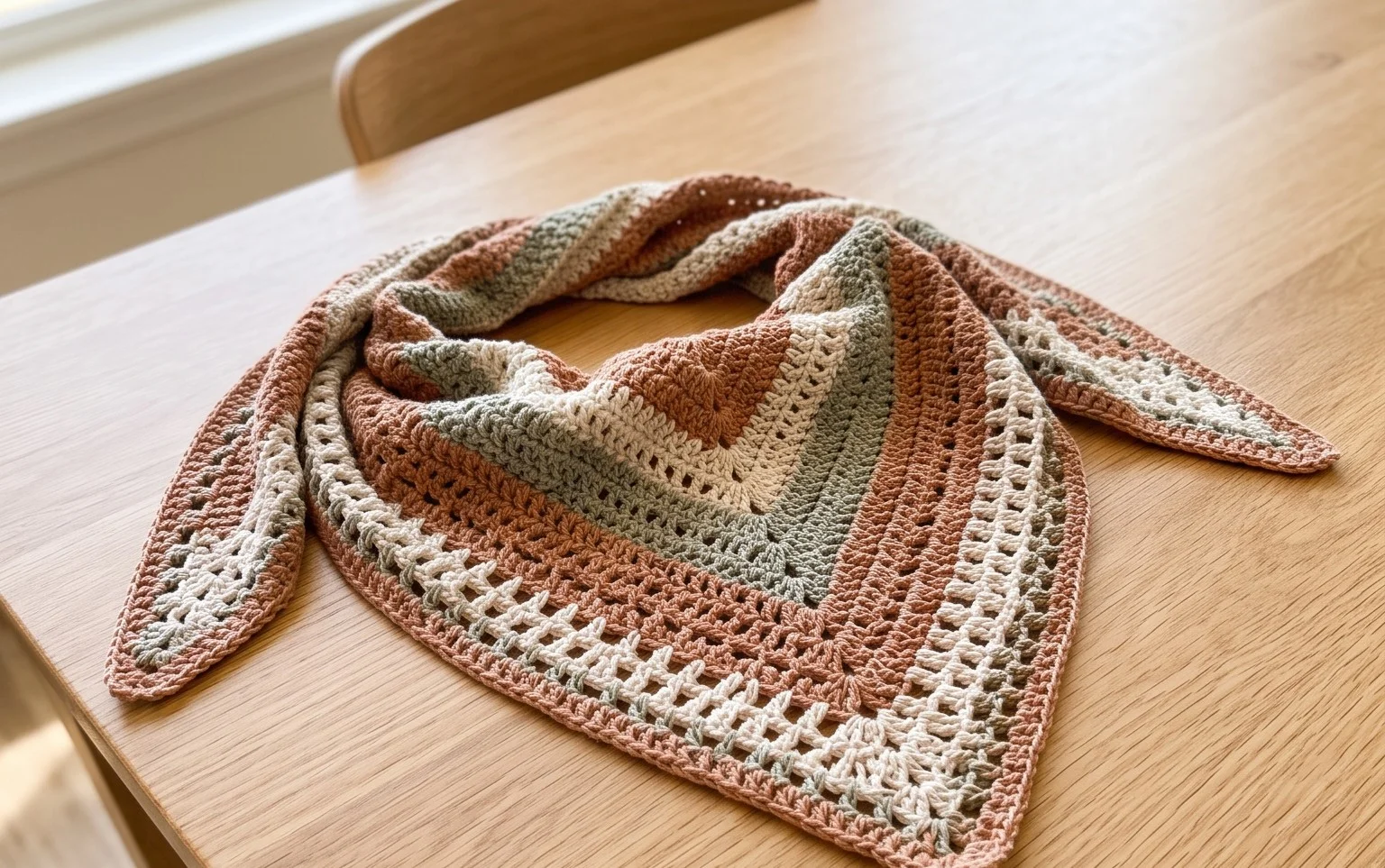 Easy Crochet and Knitted Kerchiefs: Free Patterns