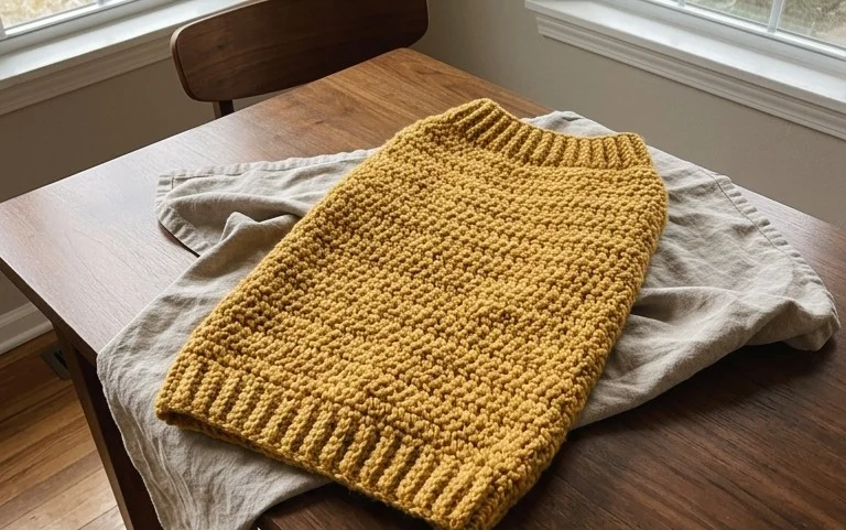 Easy Crochet Dog Sweater Pattern for Large Breeds