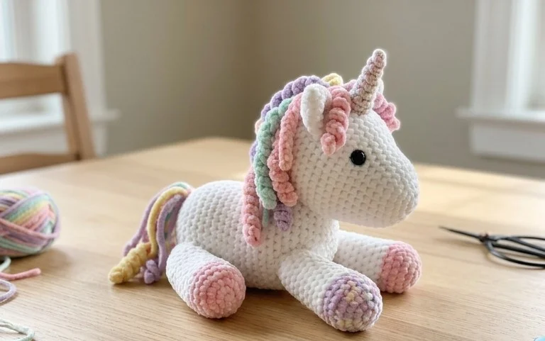 Glamorous Unicorn Amigurumi: Free Easy Crochet Pattern