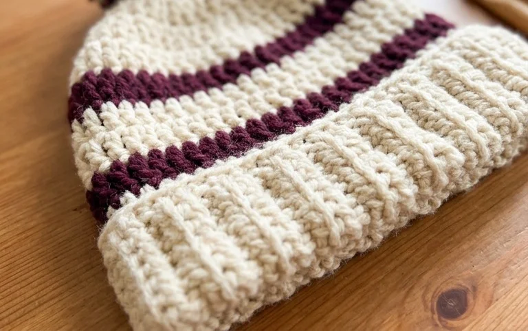 Love This Chunky Yarn Crochet Hat Pattern Free