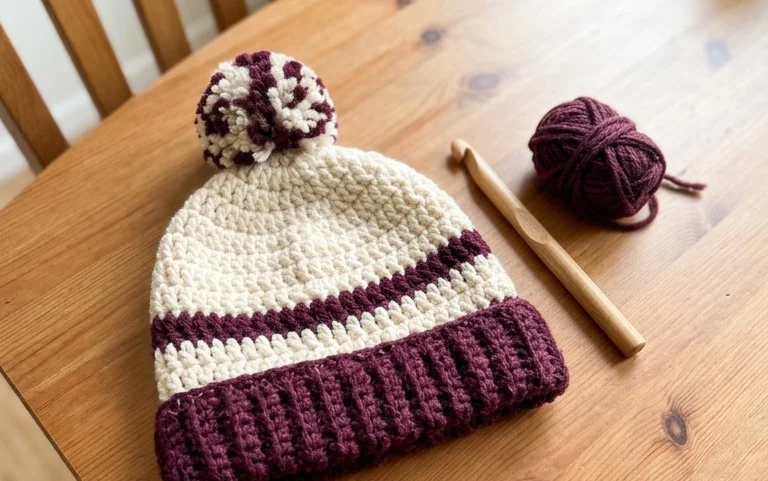 Free Chunky Yarn Crochet Hat Pattern: Easy Step-by-Step